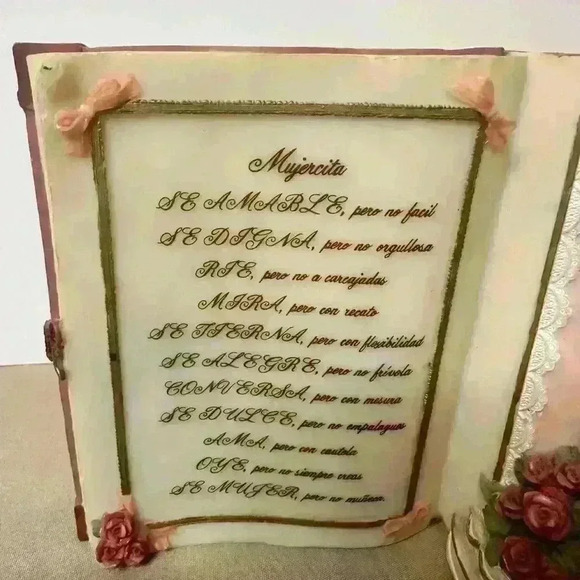 Vintage Montferri collection ballerina dancer with roses. Italian design - Picture 3 of 10